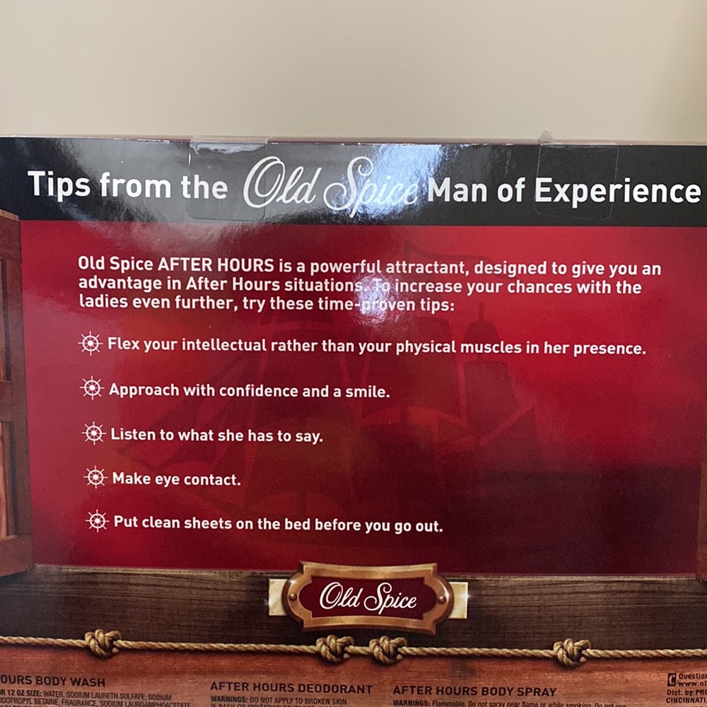 Old Spice Red Zone Gift Set NIB Vtg - Picture 11 of 11